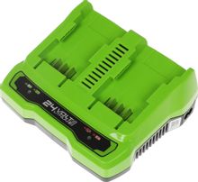 Зарядное устройство Greenworks G24X2UC2 (2931907) – купить в Ситилинк ...