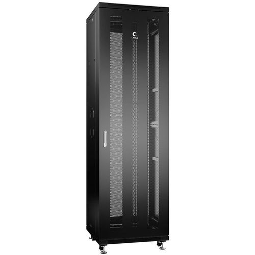 Шкаф коммутационный CABEUS ND-05C-42U60/80-BK напольный, перфорированная передняя дверь, 42U, 600x2055x800 мм