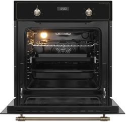 Духовой шкаф электрический MEFERI Retro MEO606BK,  65л,  черный