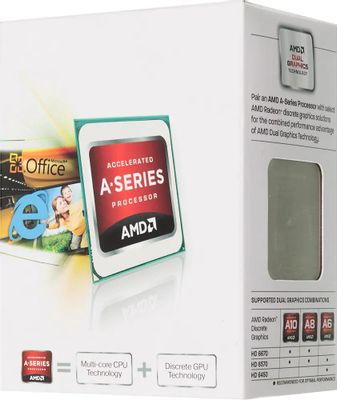 Процессор AMD A4 4000, SocketFM2,  BOX [ad4000okhlbox]