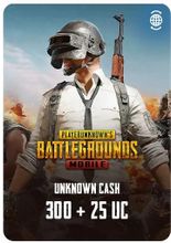Изображение товара Пополнение игровой валюты PUBG MOBILE 300 + 25 UC для России и Весь мир