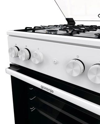 Газовая плита Gorenje GGI5A21WH, газовая духовка, стеклянная крышка ...