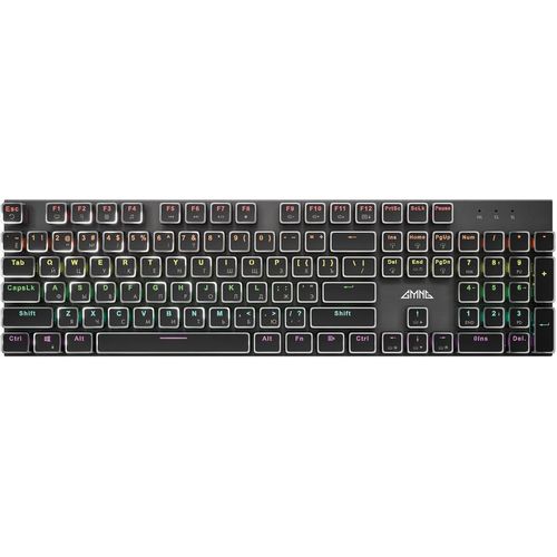 Клавиатура GMNG GG-KB815X, проводная, USB, механическая, черный/серебристый [1913914]