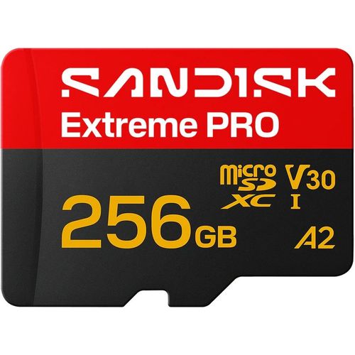 Карта памяти UHS-I U3 Sandisk 250 МБ/с, 1 шт., без адаптера [sdsqxcj-256g-gs6ma]