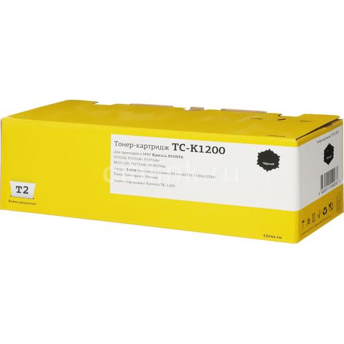 Картридж T2 TC-K1200, TK-1200, черный / TC-TK1200