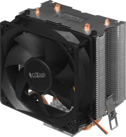 Устройство охлаждения (кулер) PCCOOLER S93 V2,  3-pin,  92мм,  черный,  retail [r3-i210wbknxx-gl]