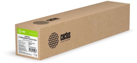 Бумага Cactus универсальная (с покрытием), 610мм х 30м, втулка 50.8мм (2"), 230г/м2, белый, покрытие глянцевое [cs-pg230-61030]