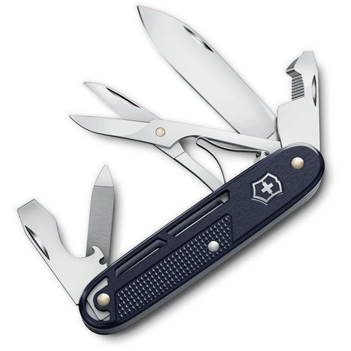 Складной нож Victorinox Synergy X Alox, функций: 10, 93мм, синий, коробка картонная [0.8226.22]