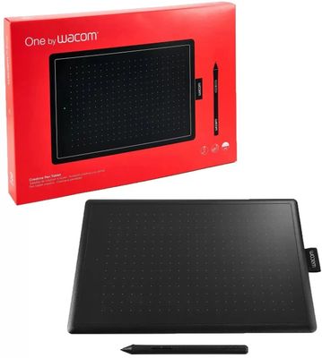 Графический планшет Wacom One CTL-672-S A5, черный/красный – купить в ...