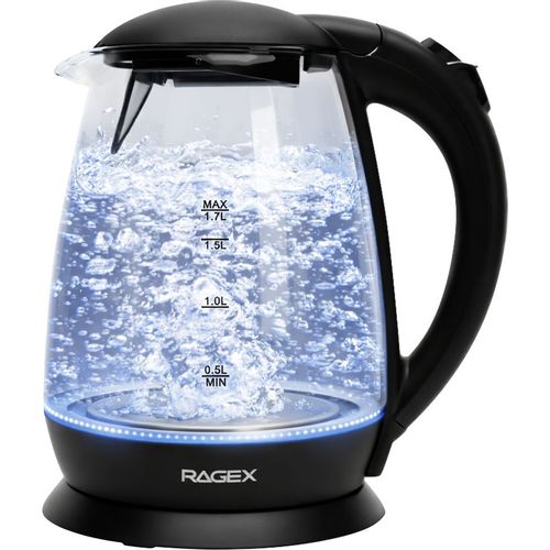 Чайник электрический RAGEX R2401-000, 1.7л, стекло/пластик — цена и наличие Чайник электрический RAGEX R2401-000, 1.7л, стекло/пластик