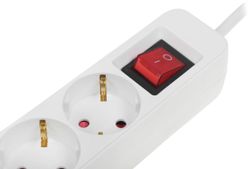 Сетевой фильтр Ritmix RM-230K, 2м, белый