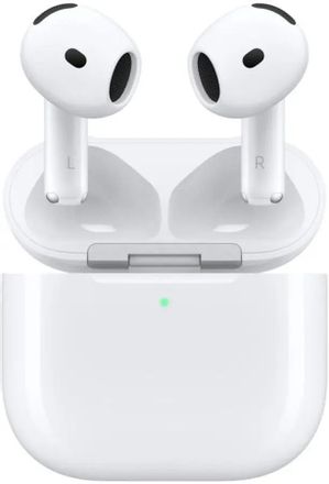 Наушники Apple AirPods 4 ANC A3055/A3056/A3059, Bluetooth, вкладыши, белый [mxp93hn/a]