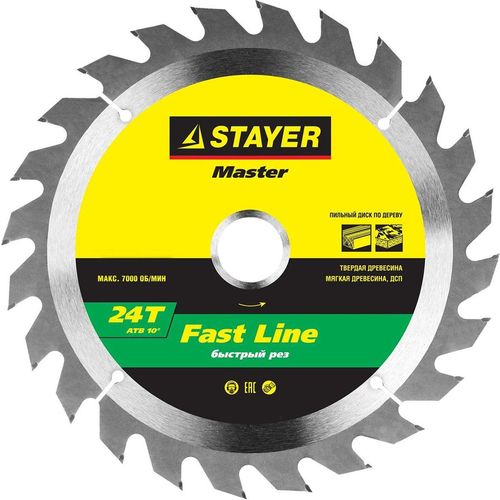 Пильный диск Stayer 3680-156-16, 150мм, 12.7мм, по дереву