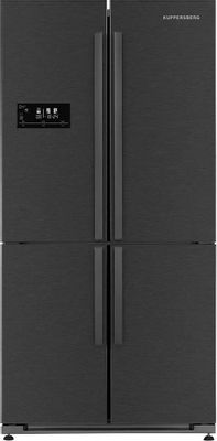 Холодильник трехкамерный KUPPERSBERG NMFV 18591 DX Side by Side, темный металл