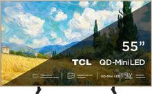 Изображение товара 55" Телевизор TCL 55A400 Pro QD-Mini LED QLED, 4K Ultra HD, СМАРТ ТВ, Google TV, бежевый Изображение товара 55" Телевизор TCL 55A400 Pro QD-Mini LED QLED, 4K Ultra HD, СМАРТ ТВ, Google TV, бежевый