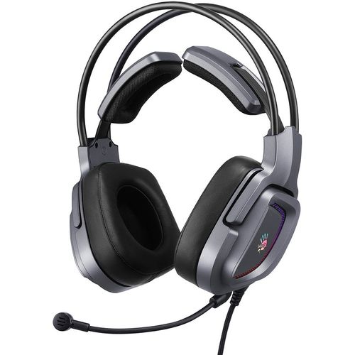 Гарнитура игровая A4TECH Bloody G575, для компьютера, мониторные, проводные, серый [g575 usb/ grey]