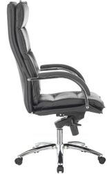 Кресло руководителя Бюрократ T-9927Sl, кожа, до 200кг, черный