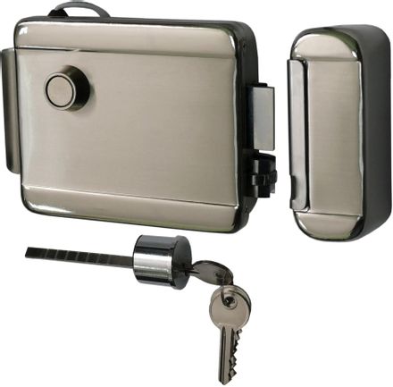 Замок электромеханический SMARTEC ST-RL073SI-SS, серебристый