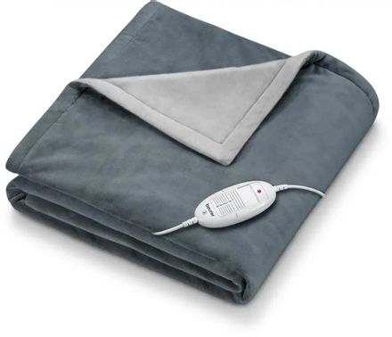 Электрическое одеяло Beurer HD75 Dark Grey, для тела, 100Вт