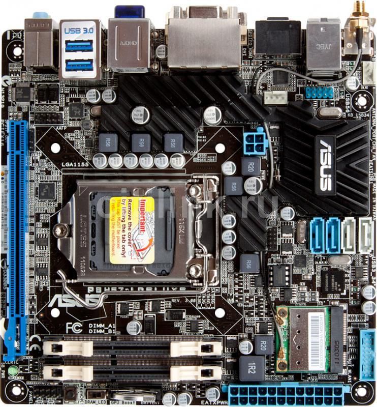 Обзор товара материнская плата ASUS P8H67I DELUXE, LGA 1155, Intel H67