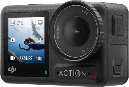 Экшн-камера DJI Osmo Action 4 Standard Combo 4K, WiFi, серый/черный
