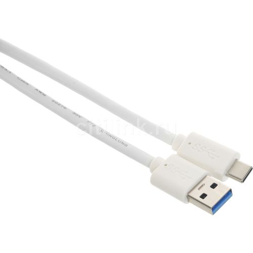 Кабель Buro USB Type-C (m) - USB (m), 3м, 3A, белый [bhp usb-tpc-3w]