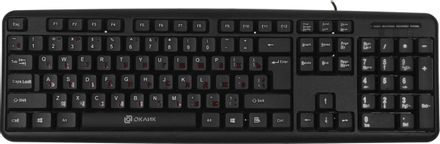 Клавиатура Oklick 90MV2, проводная, USB, мембранная, черный [1185967]