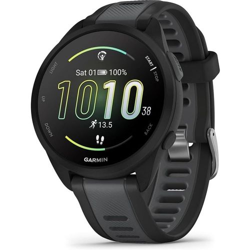 Смарт-часы Garmin Forerunner 165, 43мм, 1.2", черный