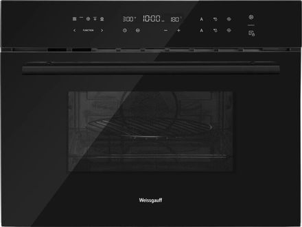 Духовой шкаф электрический WEISSGAUFF OE 446 Black Edition, 44л, черный