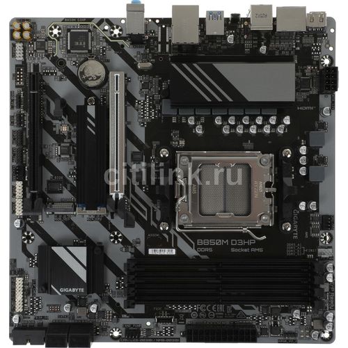 Материнская плата Gigabyte B850M D3HP, Socket AM5, AMD B850, mATX, Ret