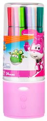 Фломастеры Deli Super Wings EC150-24, 24 цв., пластиковая туба