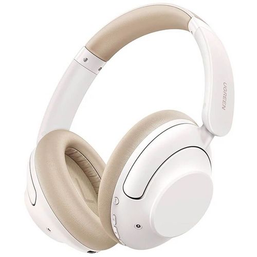 Наушники UGREEN HiTune Max5 HP202, Bluetooth/3.5 мм, накладные, белый