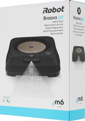 Робот-пылесос iRobot Braava Jet M6, 50Вт, черный/черный [m613240
