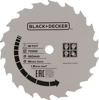 Black & Decker Cs1550 Circular Saw Black