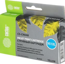Картридж Cactus CS-CN048, желтый