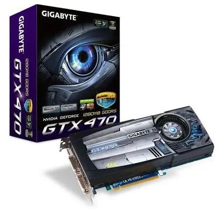 Gigabyte NVIDIA  GeForce GTX 470 1.25ГБ DDR5, Ret [gv-n470ud-13i]