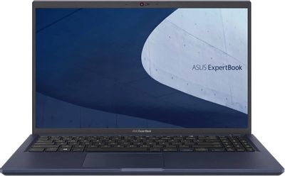 Ноутбук ASUS Expertbook B1500CEAE-BQ1762R 90NX0441-M21270, 15.6", Intel Core i5 1135G7 2.4ГГц, 4-ядерный, 8ГБ DDR4, 512ГБ SSD,  Intel Iris Xe graphics, Windows 10 Professional, черный