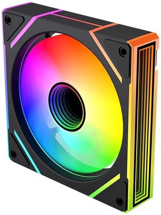 Вентилятор BLOODY BD-CF120ARGB2 LCD 120мм, 4-pin, 1600об/мин, 11 - 26 дБ, ARGB, черный, Ret [bd-cf120argb2-bk]