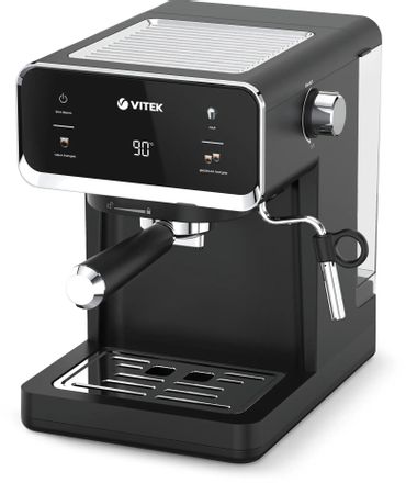 Кофеварка Vitek VT-1516, рожковая, черный