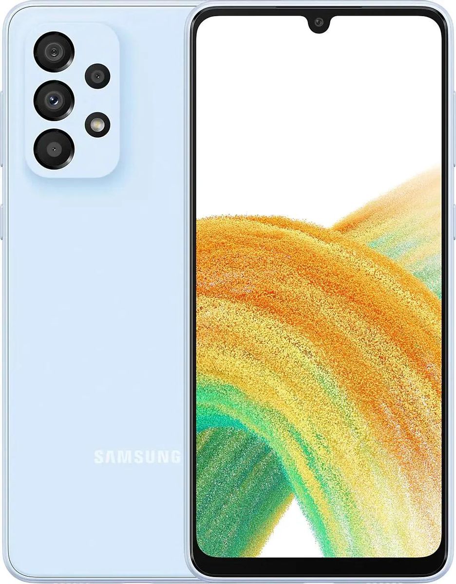 Отзывы на Смартфон Samsung Galaxy A33 5G 8/128Gb, SM-A336E, голубой в  интернет-магазине СИТИЛИНК (1794234)