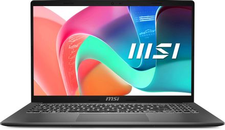 Ноутбук MSI Modern 15 F1MG-1072XRU, 15.6", IPS, Intel Core 5 120U 1.4ГГц, 10-ядерный, 16ГБ DDR4, 512ГБ SSD,  Intel Graphics, FreeDOS,  серый [9s7-15s111-1072]