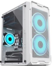 Корпус mATX Oklick OCC-MN302F,  белый