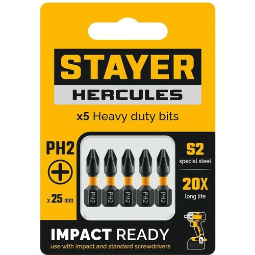 Набор бит Stayer 26231-2-25-5, 5шт