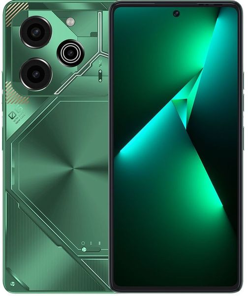 6.78" Смартфон TECNO Pova 6 Pro 5G 12/256Gb, NFC, AMOLED, 120Гц, 6000мAч, зеленый