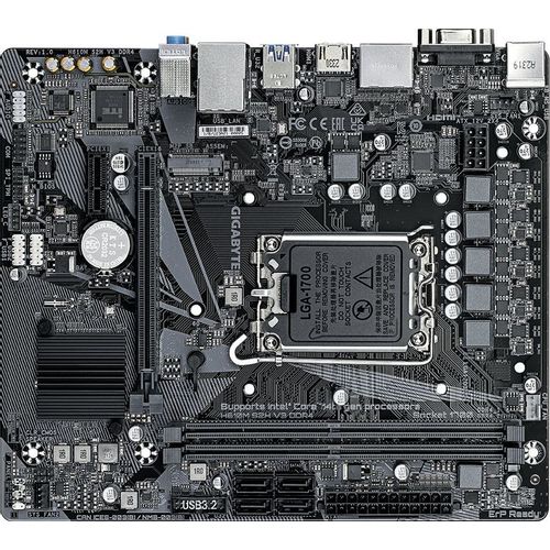 Материнская плата Gigabyte H610M S2H V3 DDR4, Socket LGA 1700, Intel H610, mATX, Ret