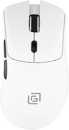 Мышь беспроводная Oklick 801GW, игровая, Bluetooth/Радио, оптическая, USB, 10000dpi, белый и черный