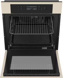 Духовой шкаф электрический MEFERI Ultra MEO6010BG,  65л,  бежевый/нержавеющая сталь