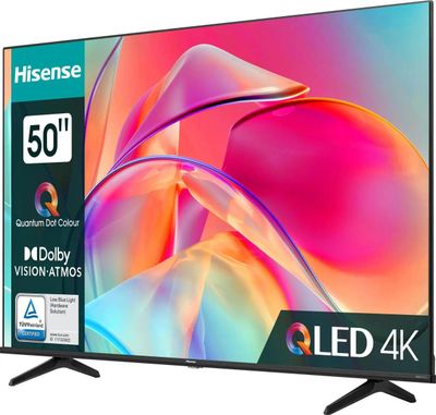 50" Телевизор Hisense 50E7KQ, QLED, 4K Ultra HD, черный, СМАРТ ТВ ...