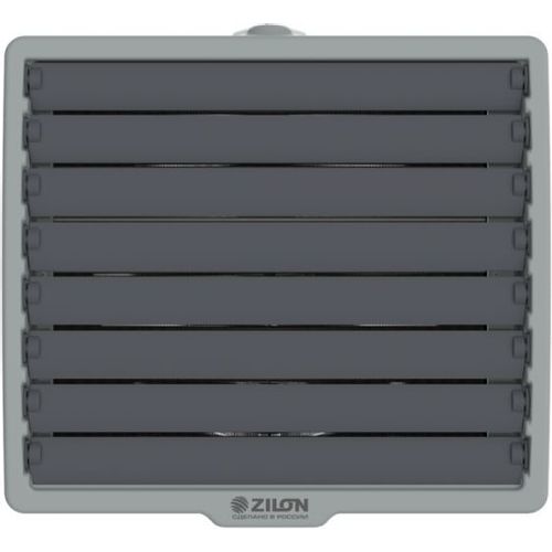 Тепловентилятор ZILON Экватор HP-30.003W, 300Вт, с термостатом, 3 режима, серый, черный [hр-30.003w]