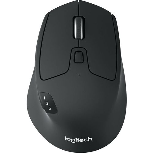 Мышь беспроводная Logitech M720 Triathlon, Bluetooth/Радио, оптическая, USB, 1000dpi, черный [910-004794]